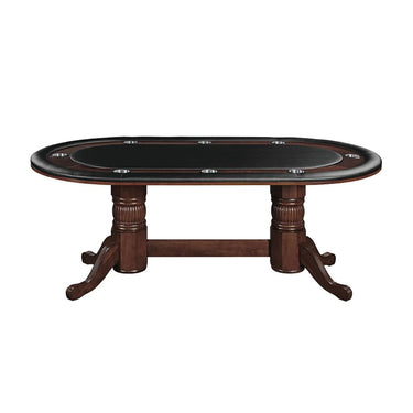 Poker Dining Table Atlantis, Oval, 10-Person - Cappuccino